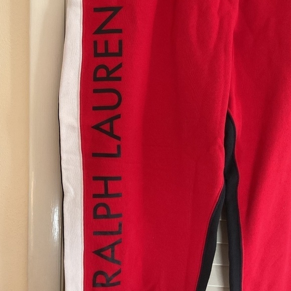 NWT POLO RALPH LAUREN BLUE LABEL COTTON FLEECE UNISEX TRAINER PANTS SIZE US XL - Picture 10 of 12